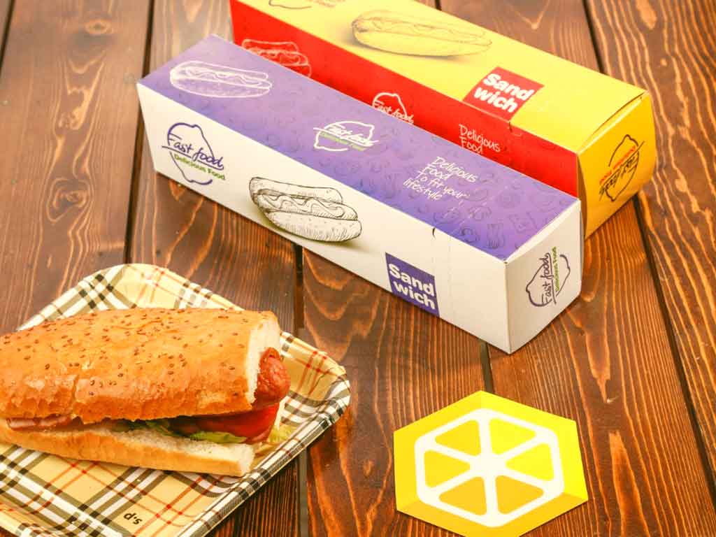 چاپ جعبه ساندویچ